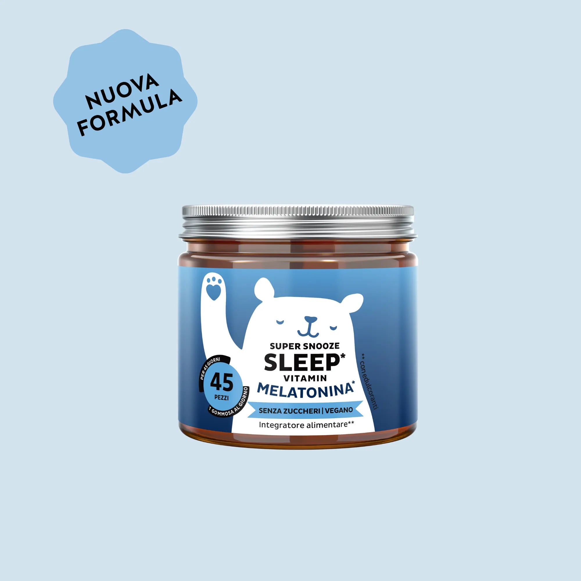 Beauty Bears Super Snooze Sleep gommose 45 giorni melatonina