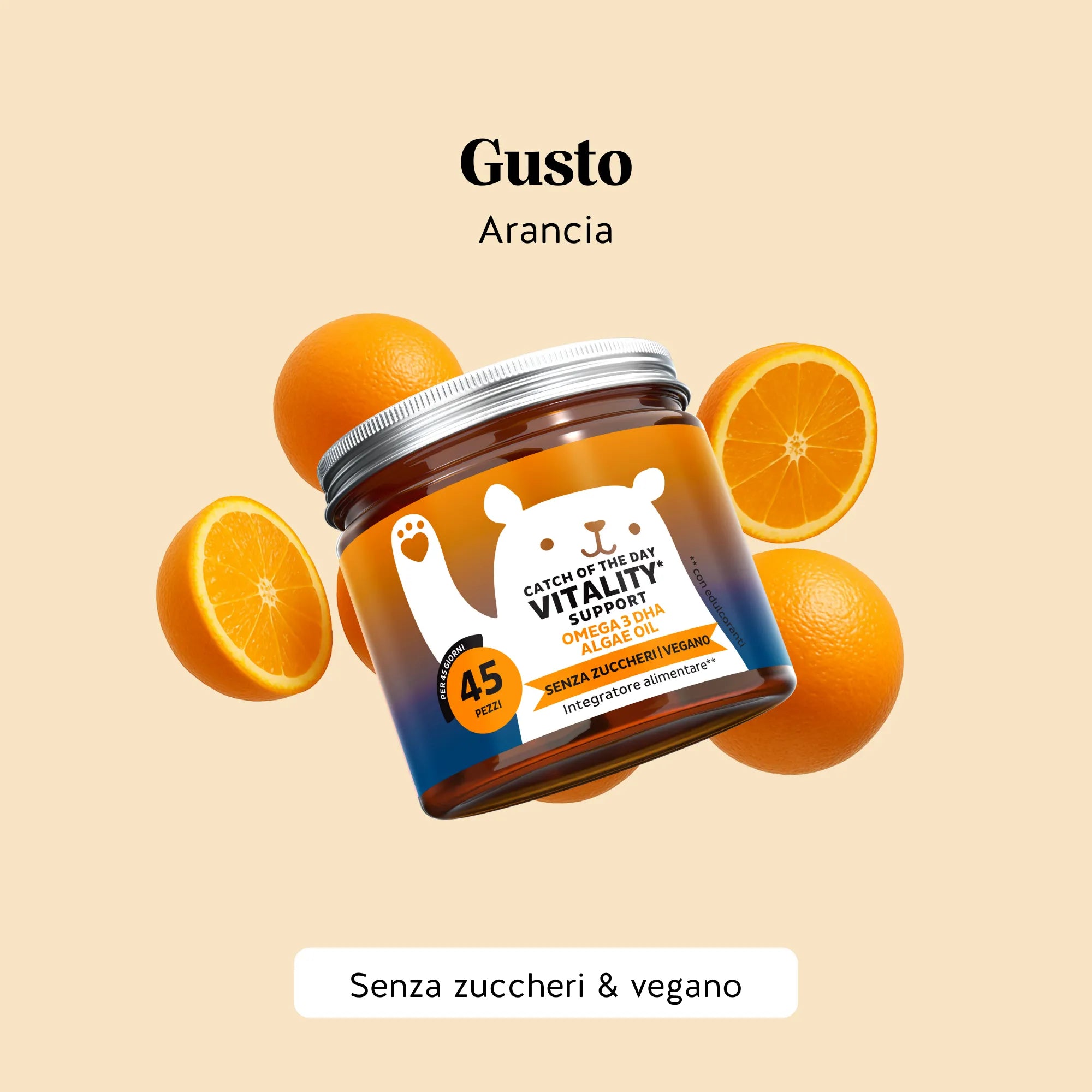 Beauty Bears Duo Vitalità Quotidiana orsetti vitamine DHA microalghe