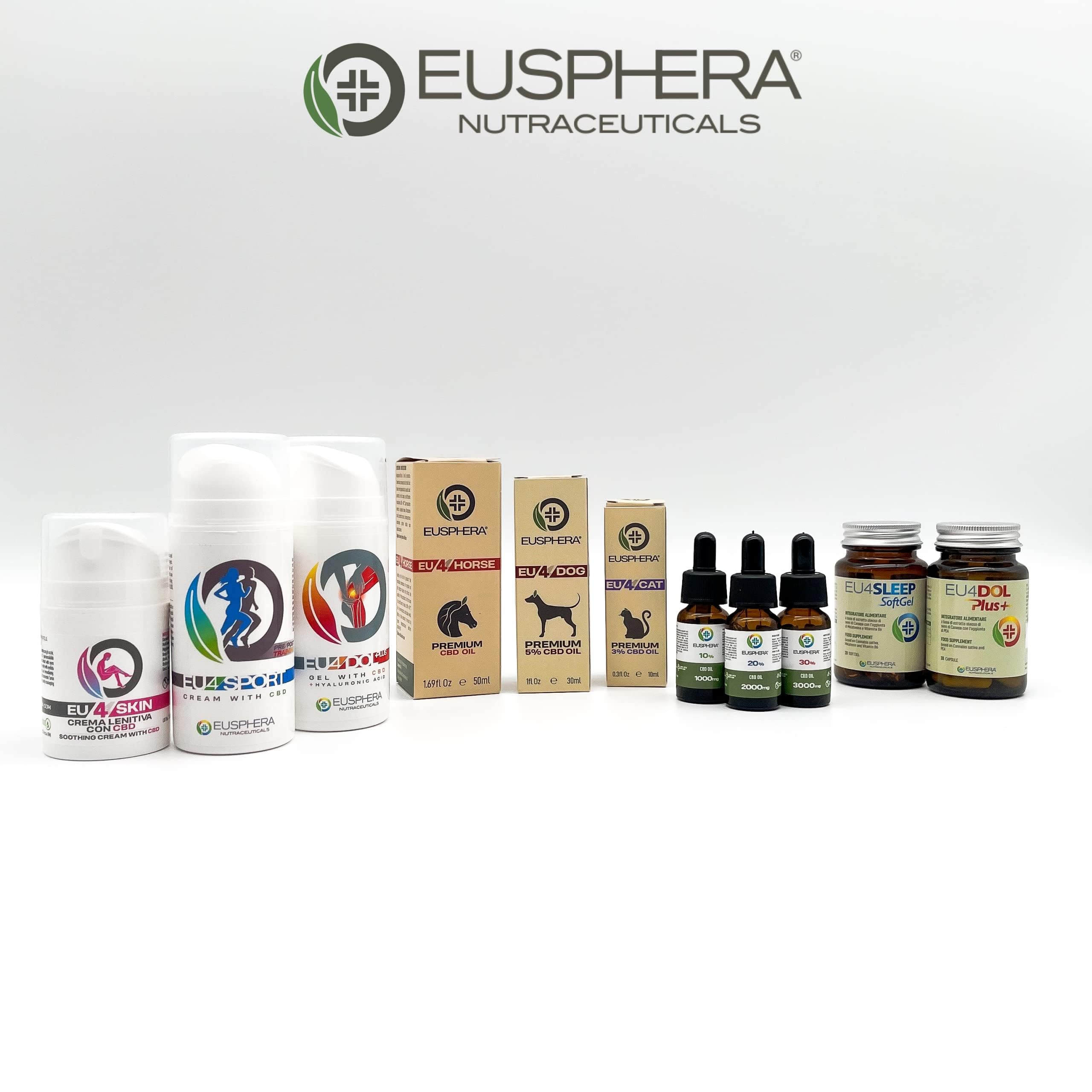 Eusphera EU4HORSE olio per cavalli 50 ml calmante