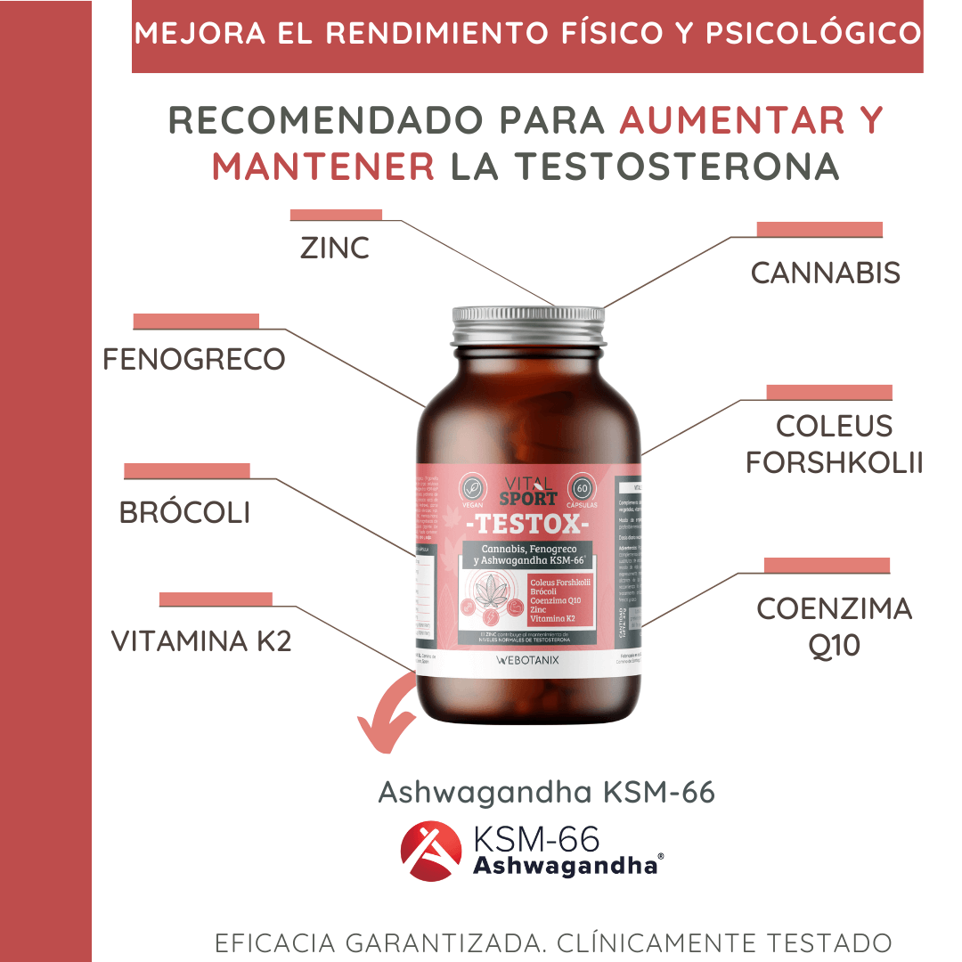 Webotanix Vital Sport Testox capsule 60 con zinco