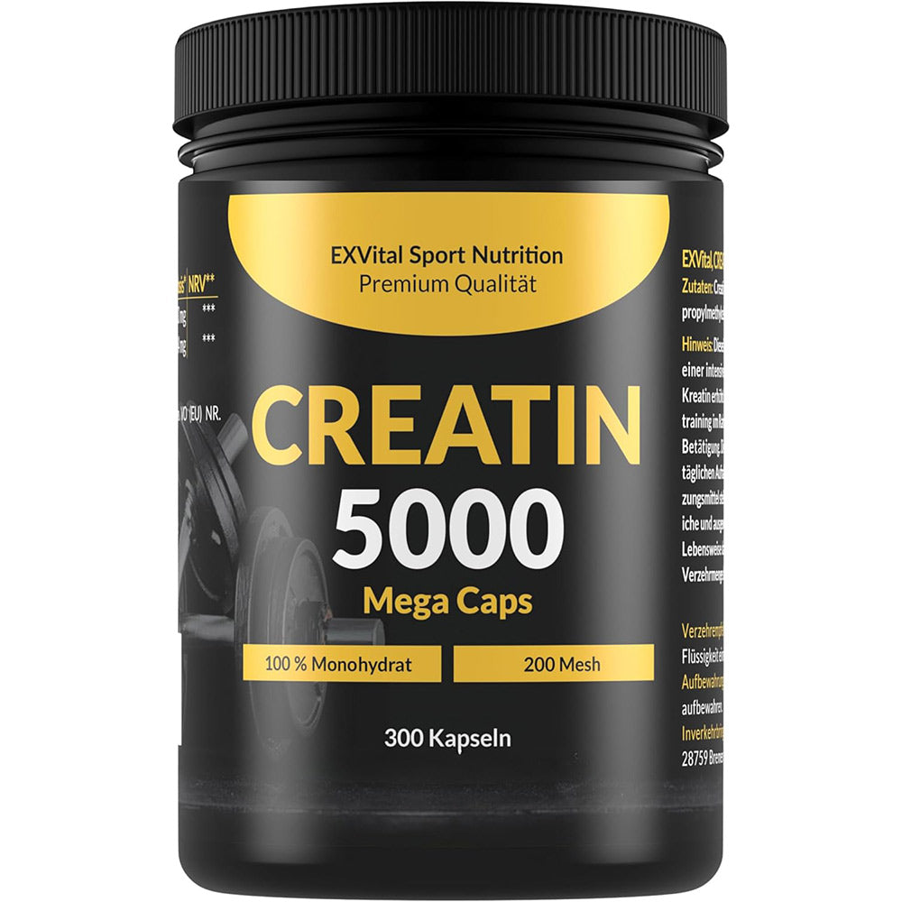 EXVital Sport Creatin 5000 Monohydrat capsule 300 pz prestazione