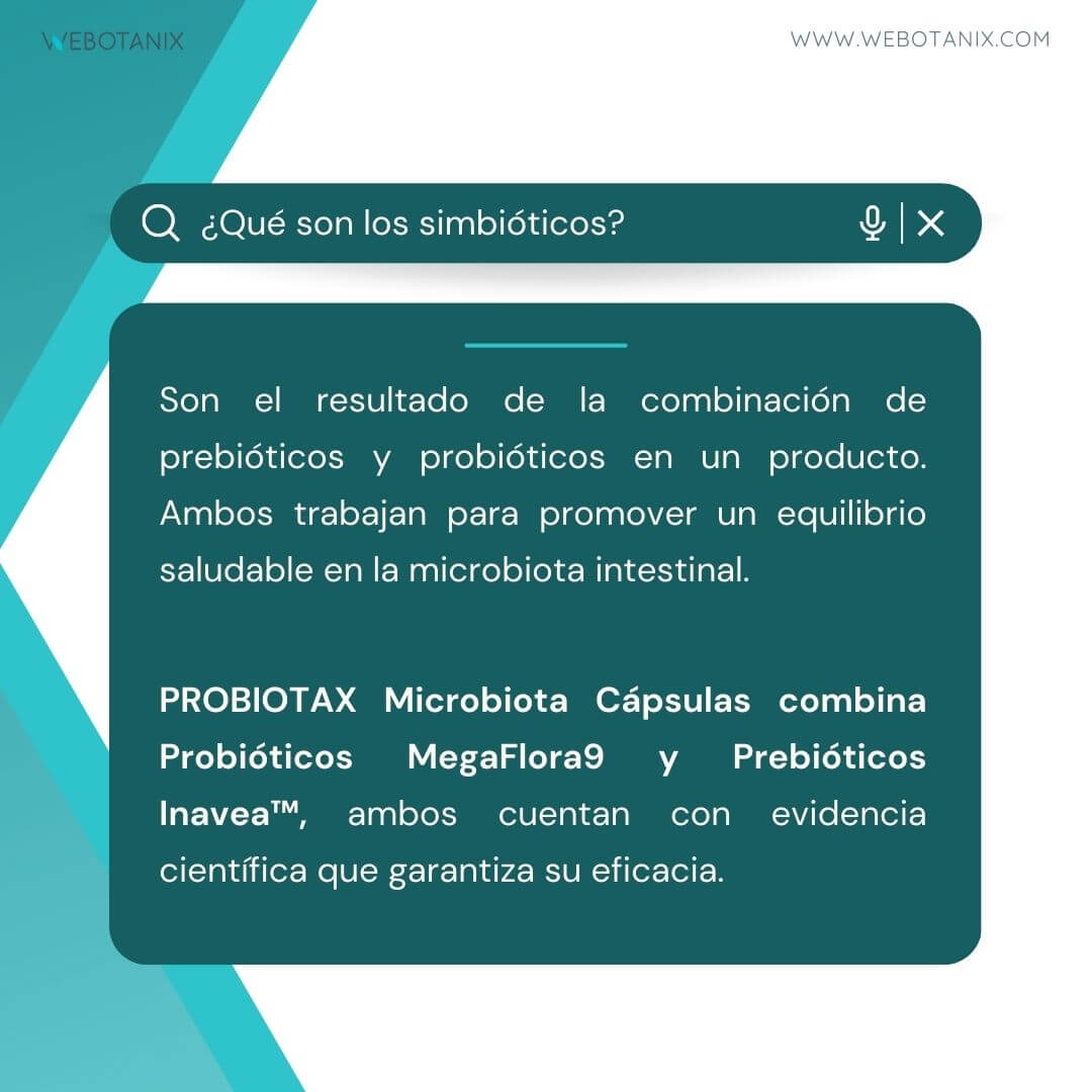 Webotanix Probiotax Microbiota capsule 60 simbiotico