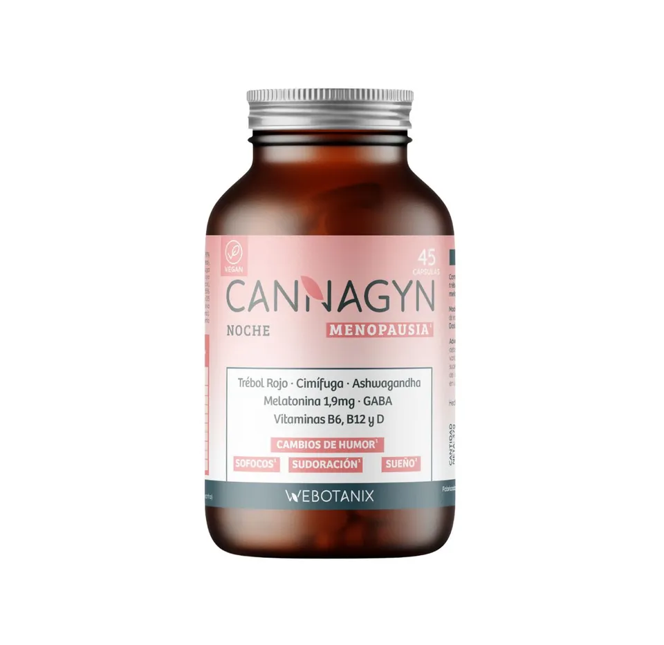 Webotanix Cannagyn Menopausia Noche capsule 45 con melatonina