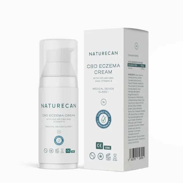 Naturecan CBD Crema Eczema 50ml Vitamina E Pelle Secca
