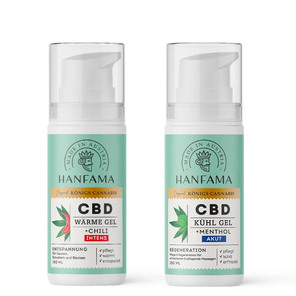 Hanfama Heiß & Eis Duo Gel Muscolare CBD Caldo e Freddo