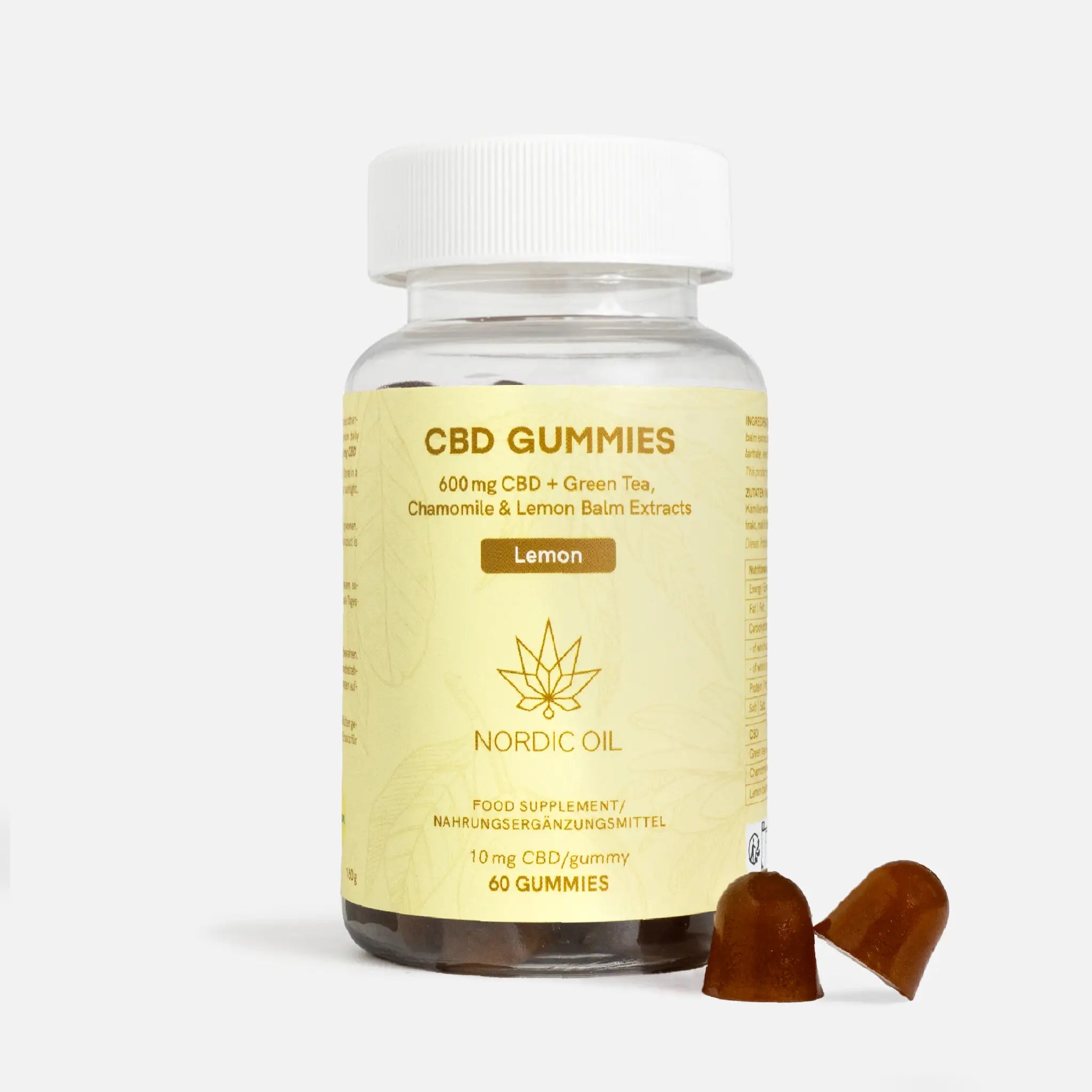 Nordic Oil CBD Gummies RELAX 60 Gommose 10 mg Camomilla