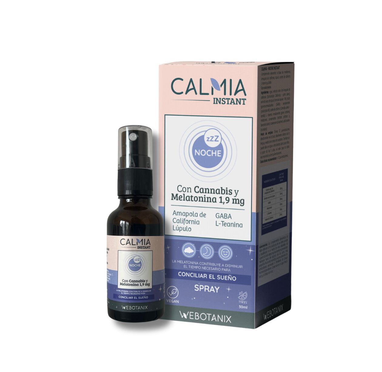 Webotanix Calmia Noche spray sonno 30 ml melatonina