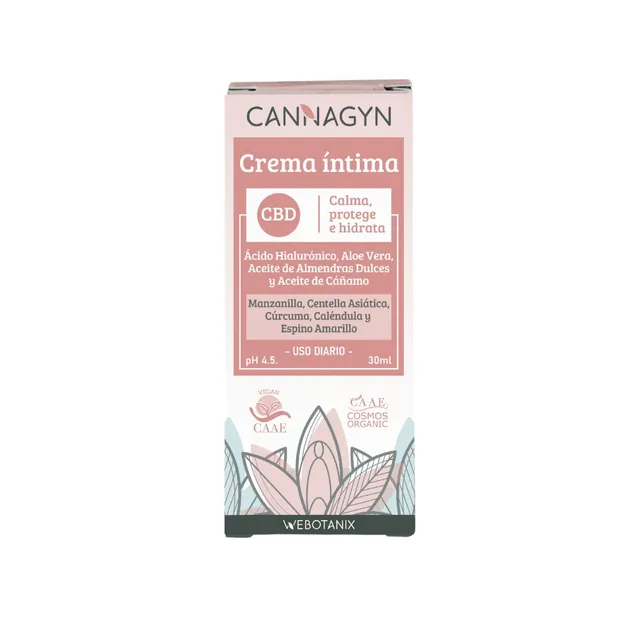 Webotanix Cannagyn crema intima bio CBD 30ml