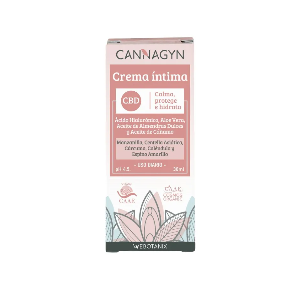 Webotanix Cannagyn crema intima bio CBD 30ml