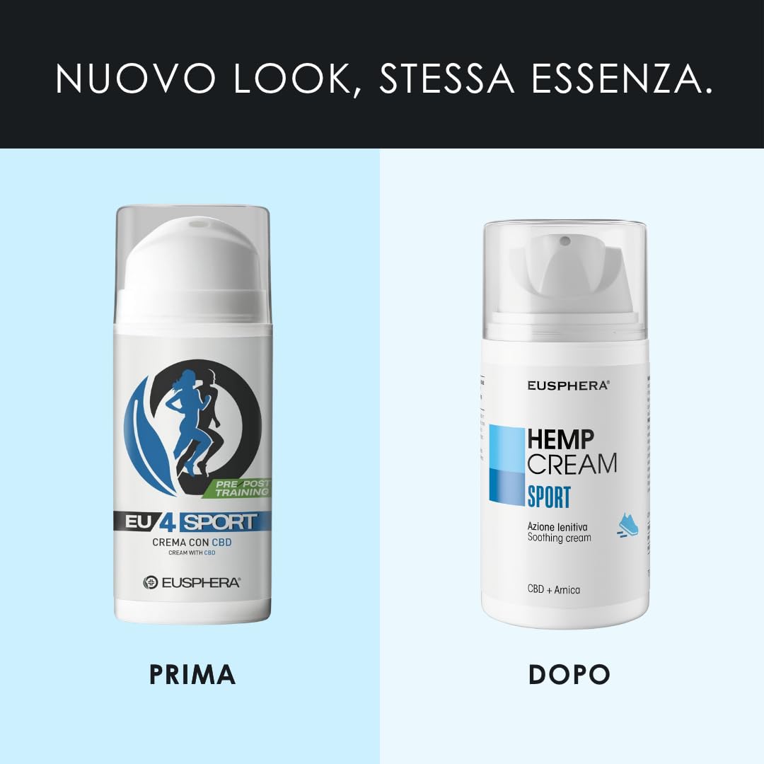 Eusphera EU4SPORT Crema Arnica CBD 75ml Riscaldante