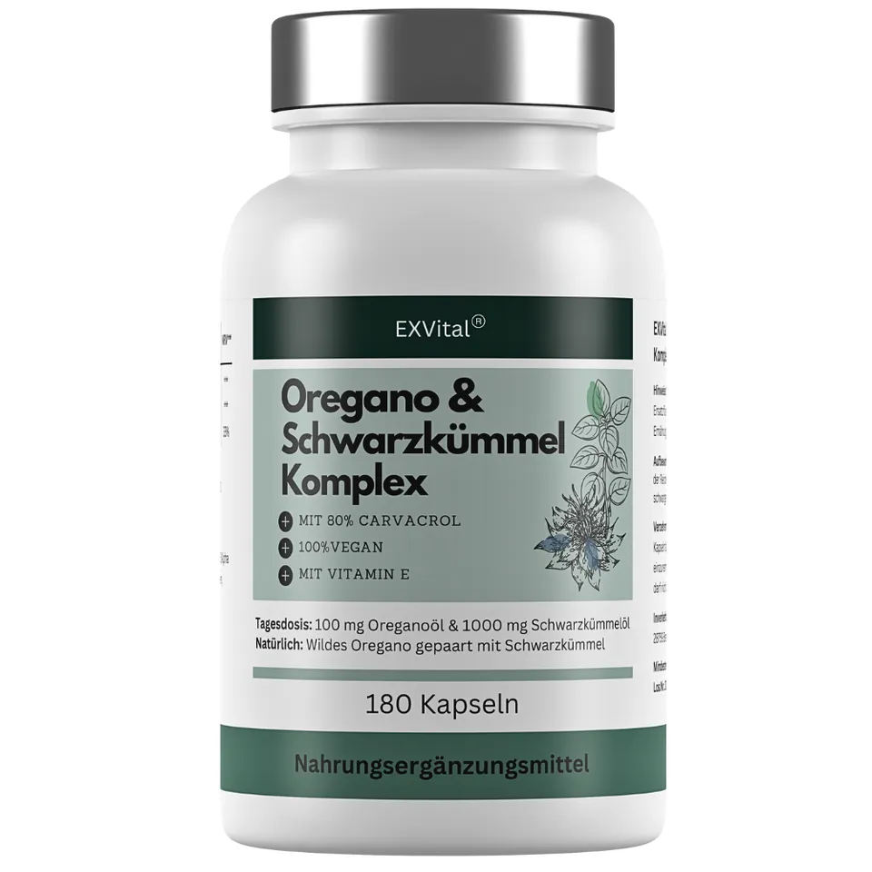 EXVital Immunsystem origano e cumino nero capsule 180 pz