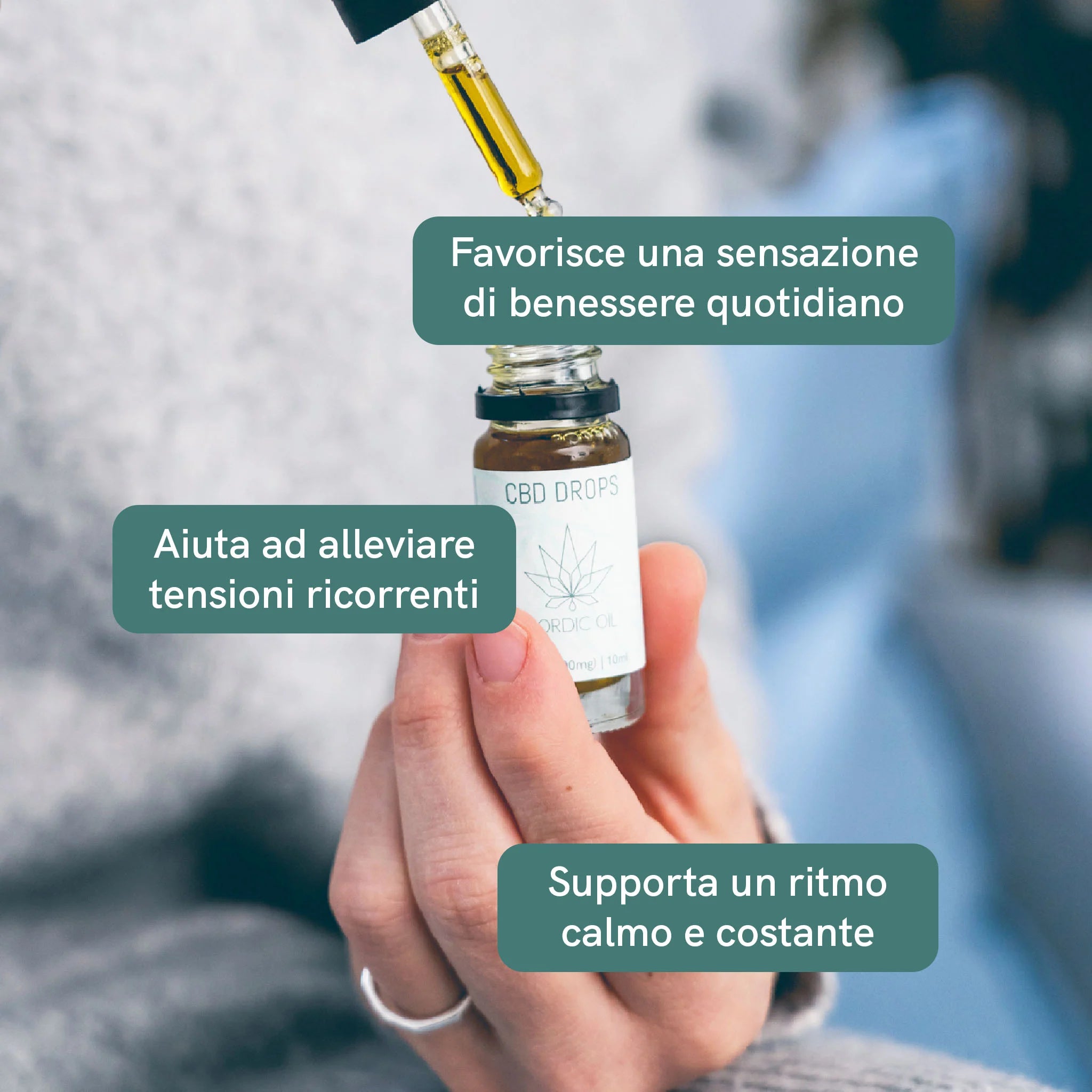 Nordic Oil Classic Olio CBD 20% gocce rilassamento