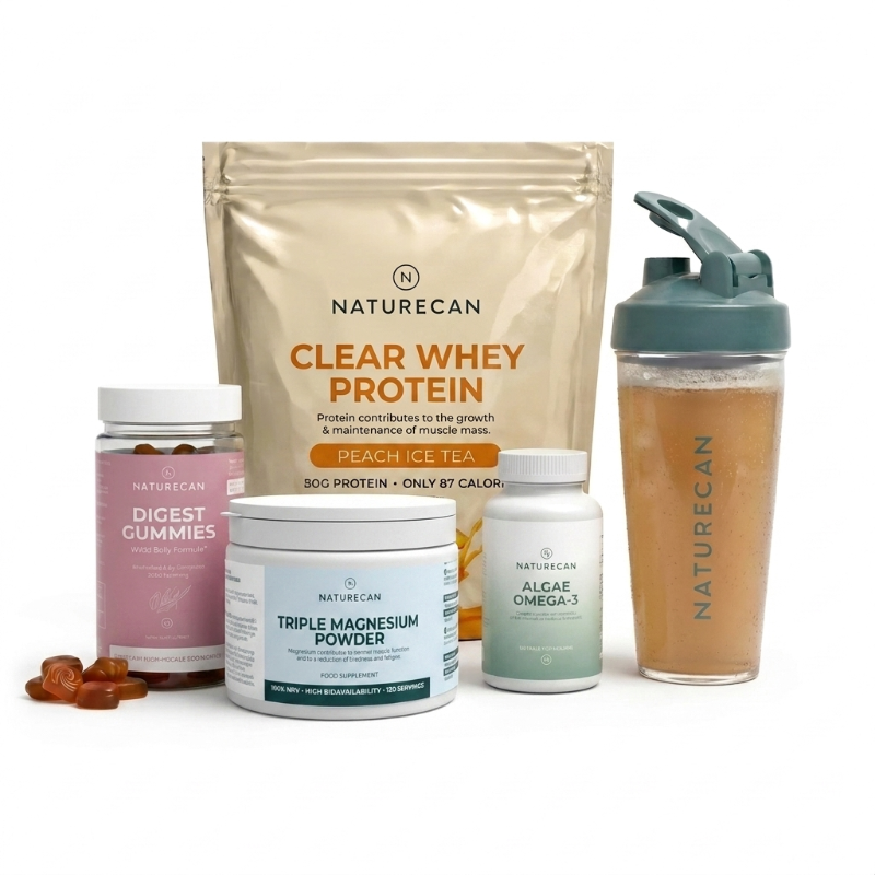 Naturecan Pacchetto Supporto GLP-1 Pesca whey omega gummies