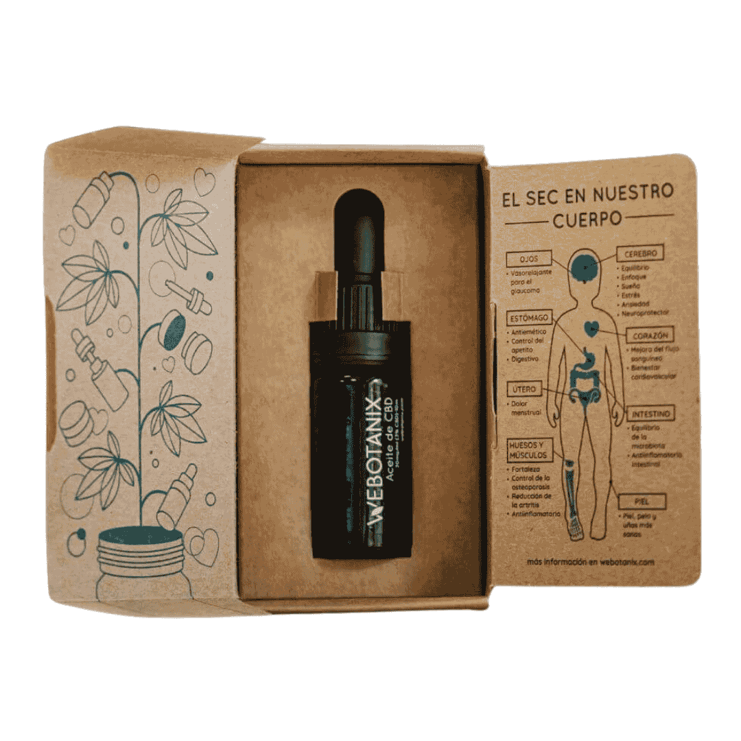 Webotanix Aceites CBD olio CBD 30% BIO 10 ml spettro completo