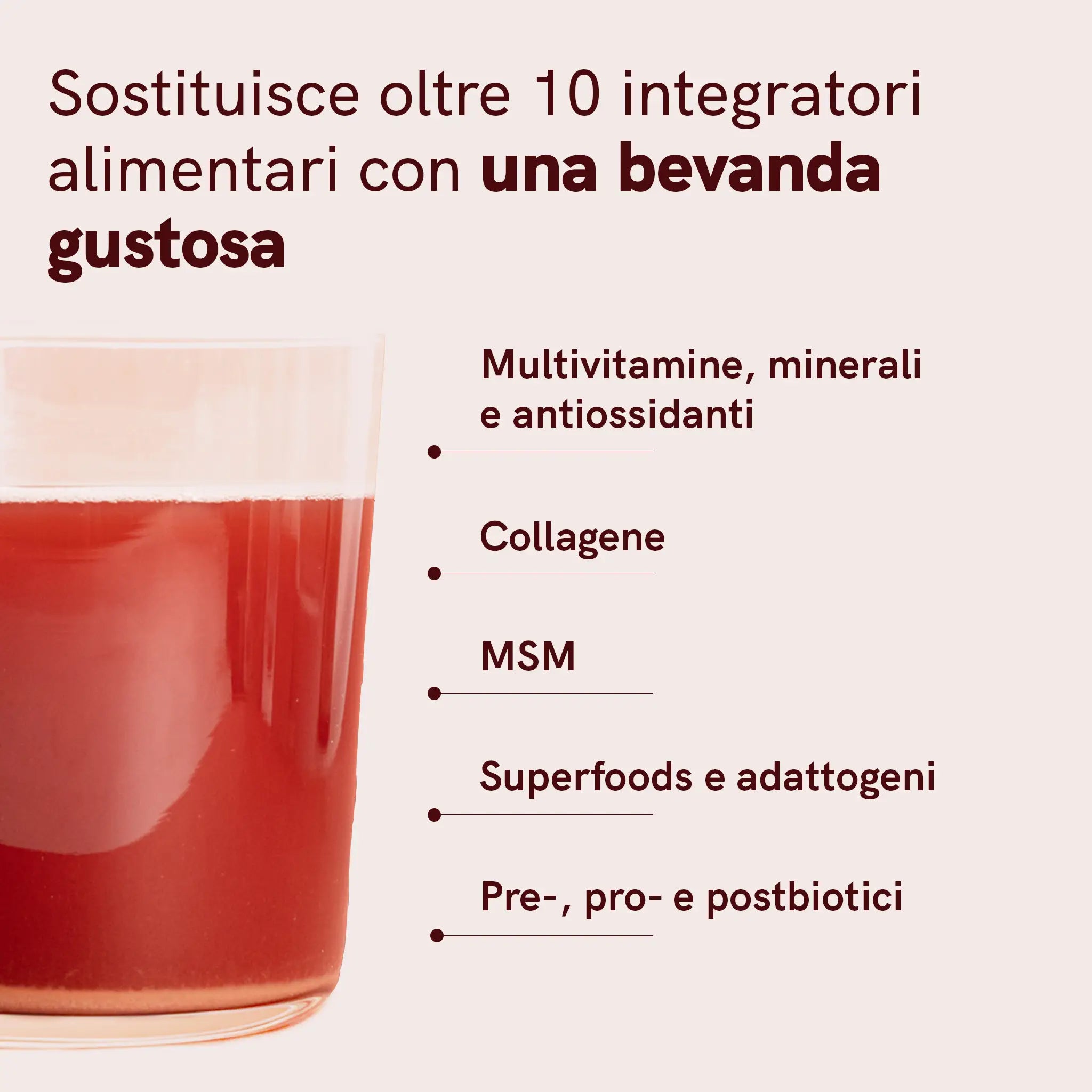 Nordic Oil Super Red Mix collagene vegano 30 porzioni