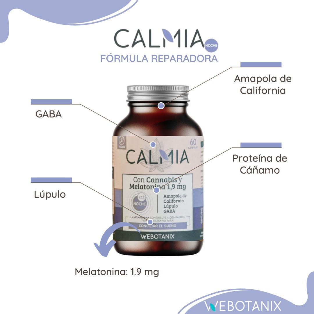 Webotanix Calmia Noche capsule 60 capsule melatonina sonno