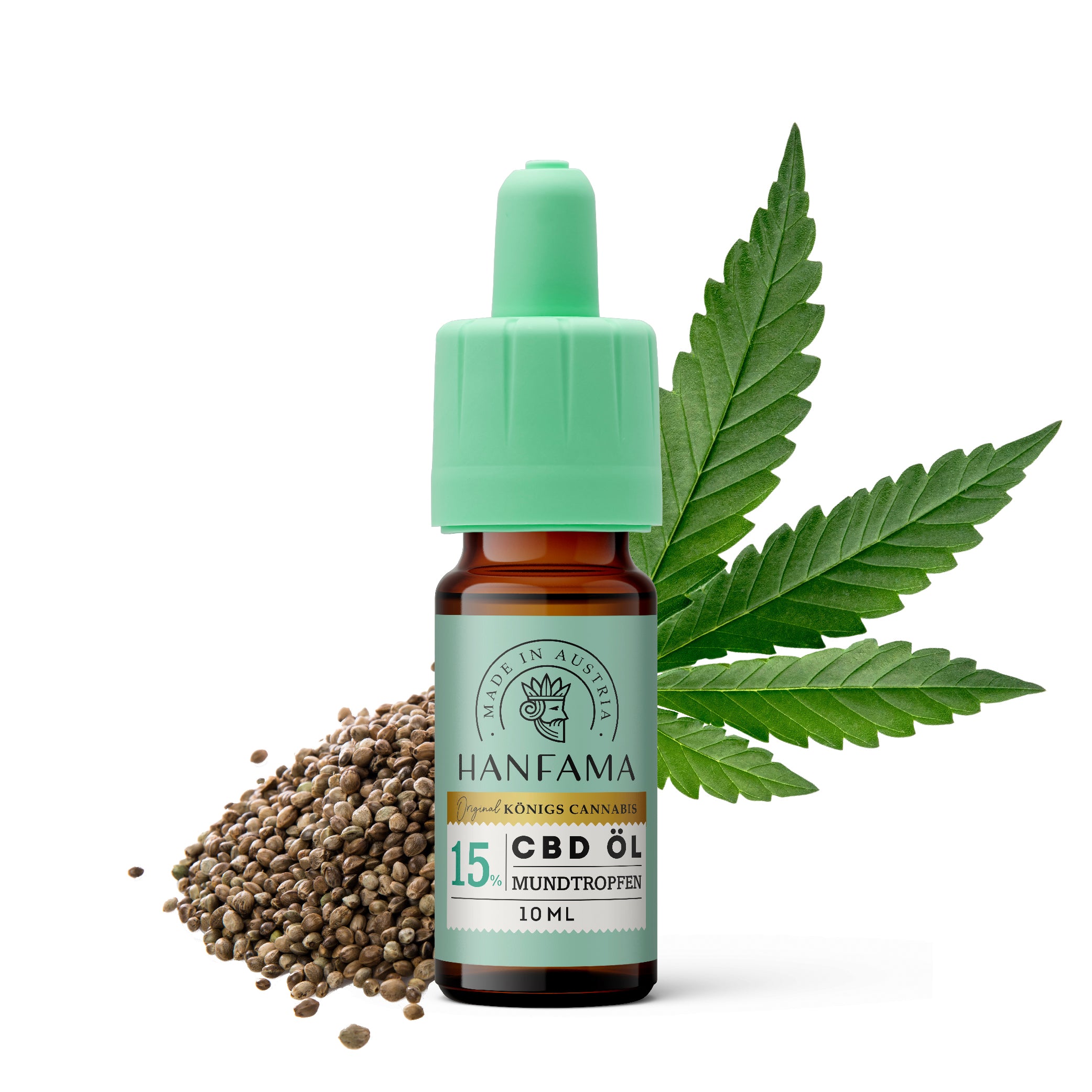Hanfama CBD Öl 15% olio CBD 10 ml 1500 mg senza THC