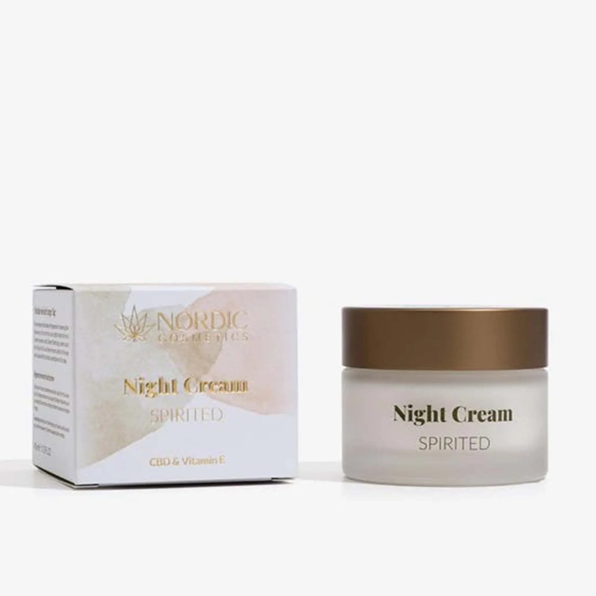 Nordic Oil Nordic Cosmetics Crema Notte Viso CBD Vitamina E 45 ml