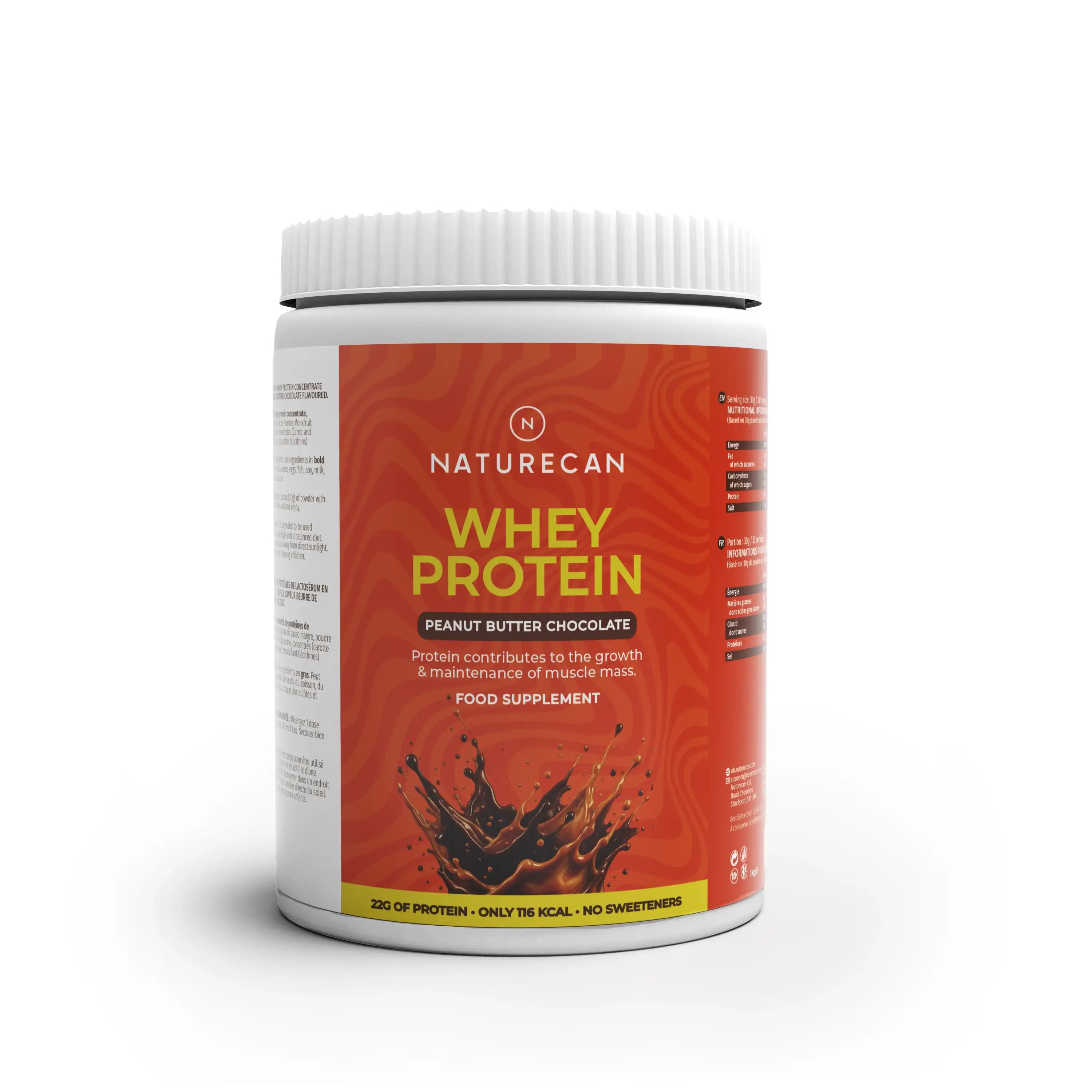 Naturecan Protein Whey Proteine Siero Latte 1kg Non Aromatizzato