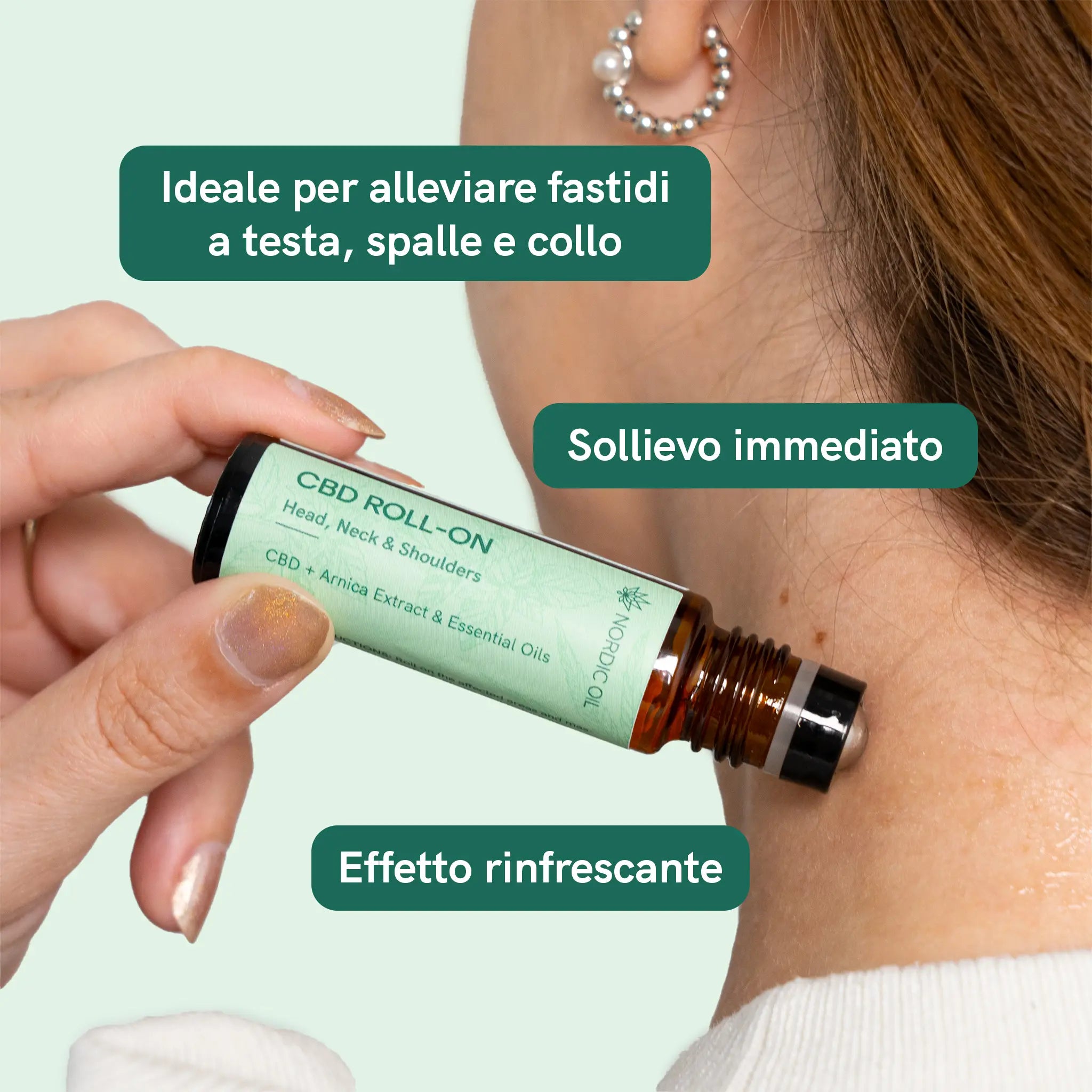 Nordic Oil Nordic Cosmetics CBD roll-on arnica 10 ml