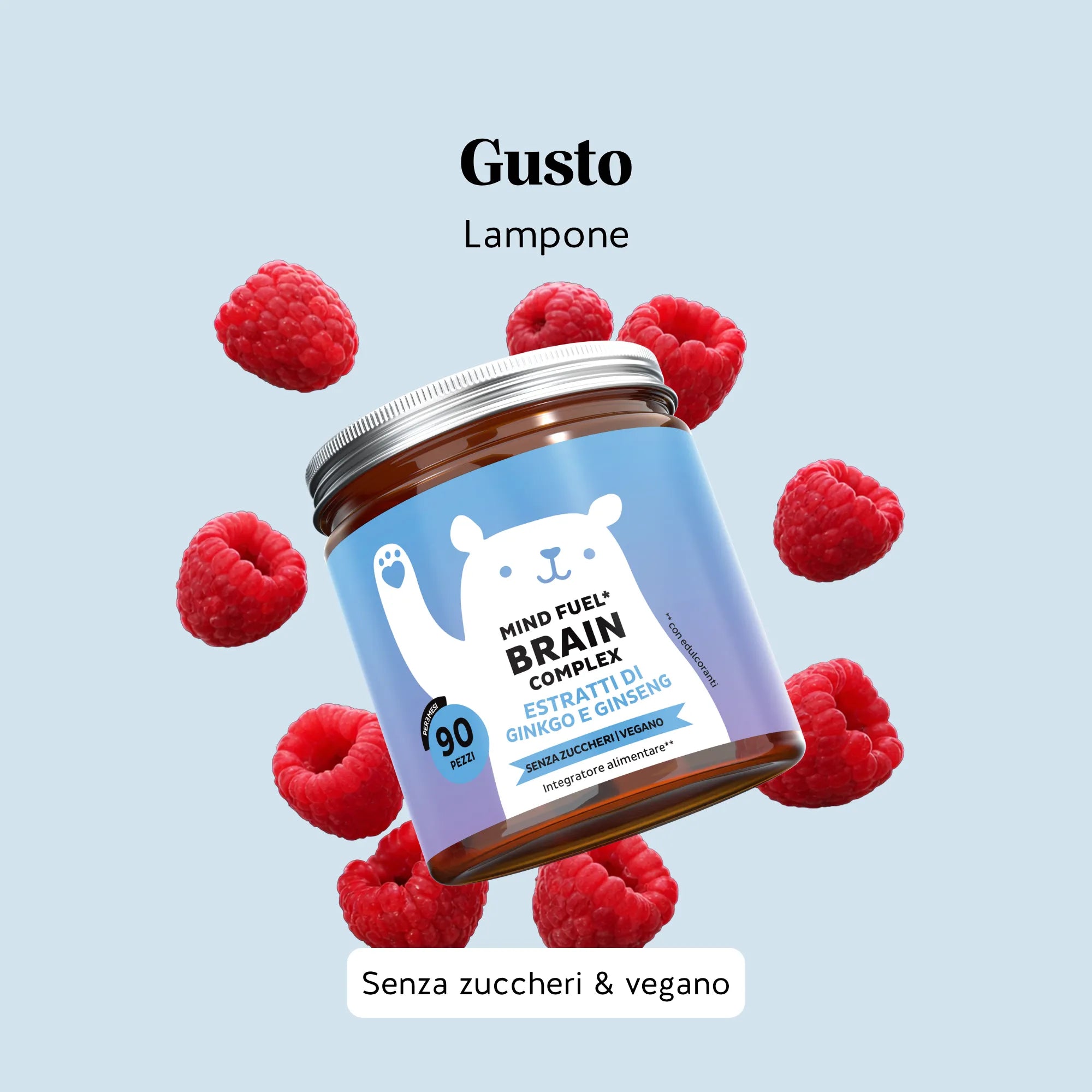 Beauty Bears Mind Fuel Brain Complex gommose 45 giorni focus