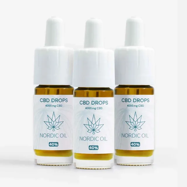 Nordic Oil CBD Oil Plus Olio CBD 40% 3 Pezzi