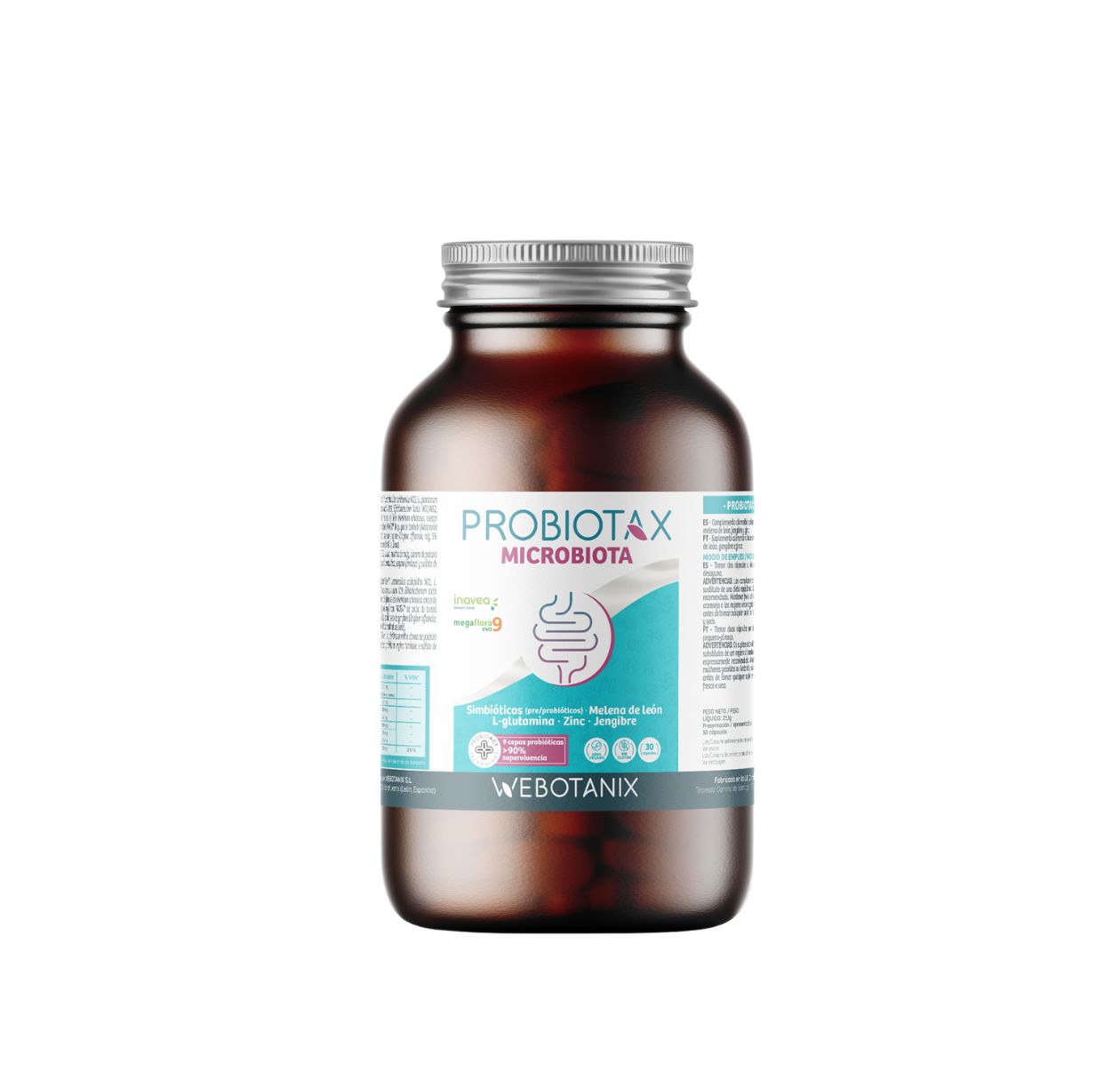 Webotanix Probiotax Microbiota simbiotico 30 capsule flora intestinale