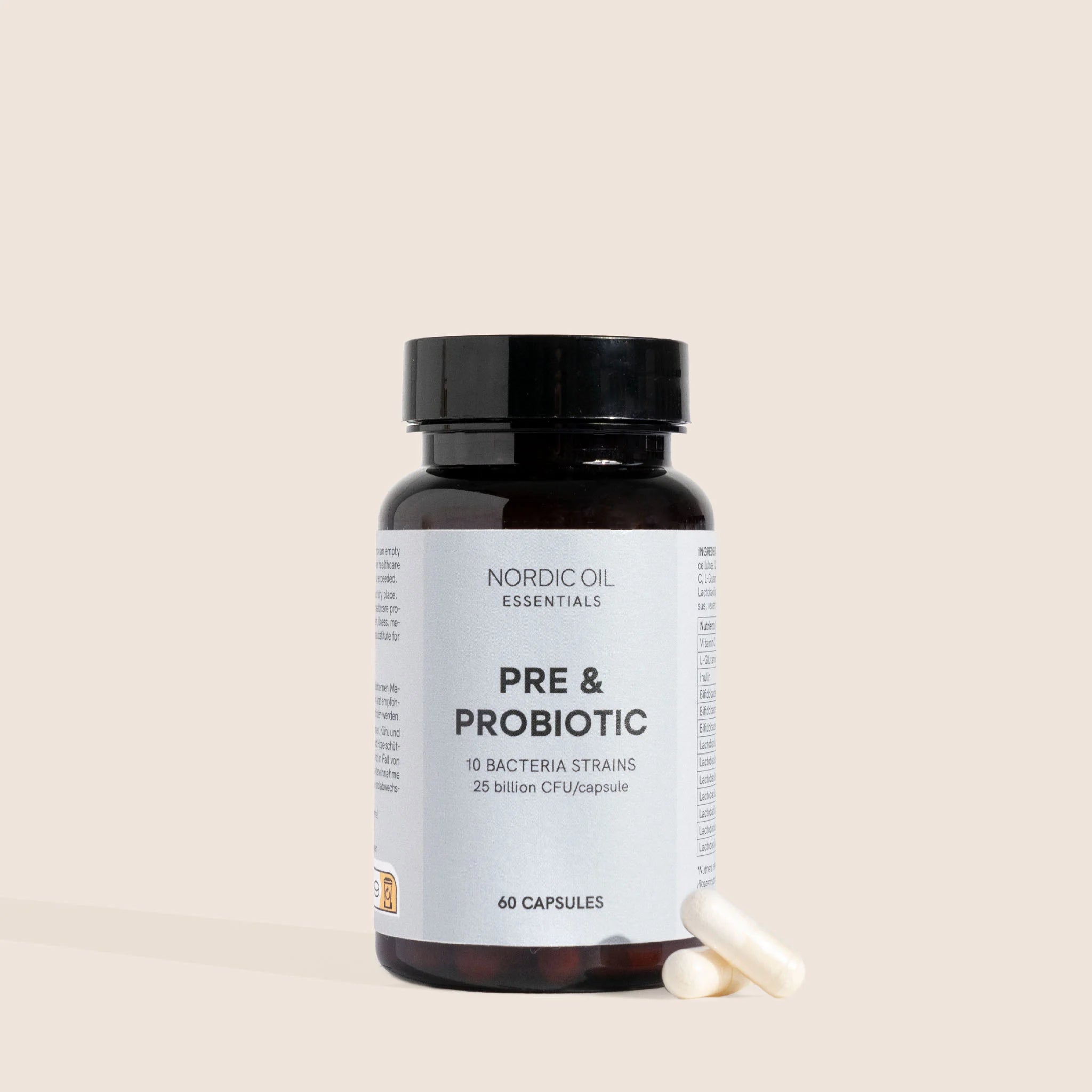 Nordic Oil Probiotici 60 Capsule con Vitamina C