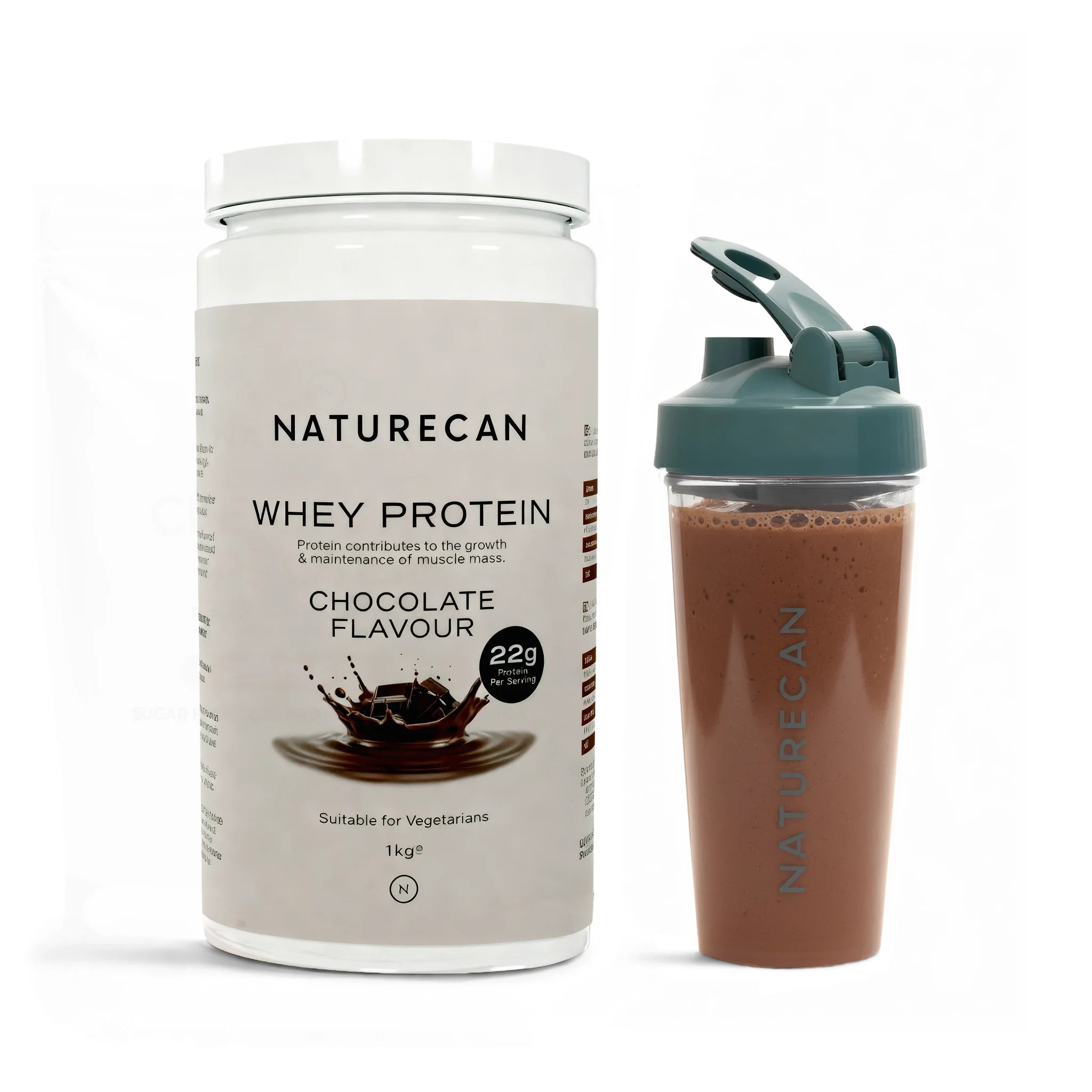 Naturecan Protein Whey Proteine Siero Latte 1kg Non Aromatizzato
