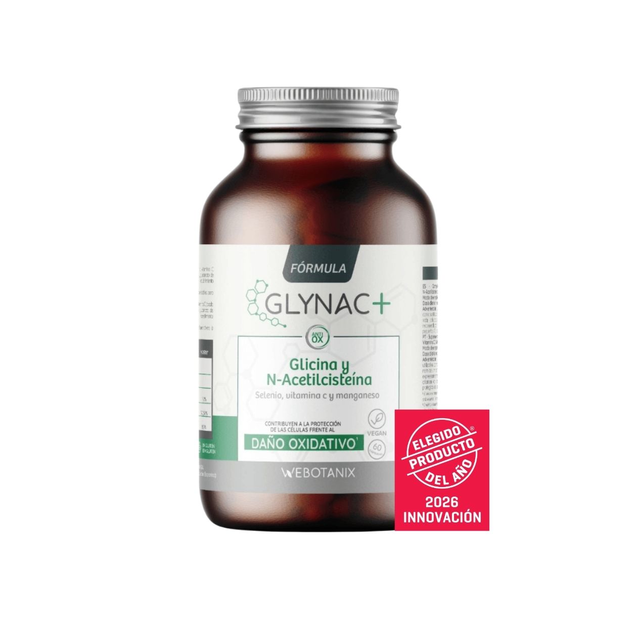 Webotanix Formula GlyNAC 60 capsule NAC glicina antiossidante