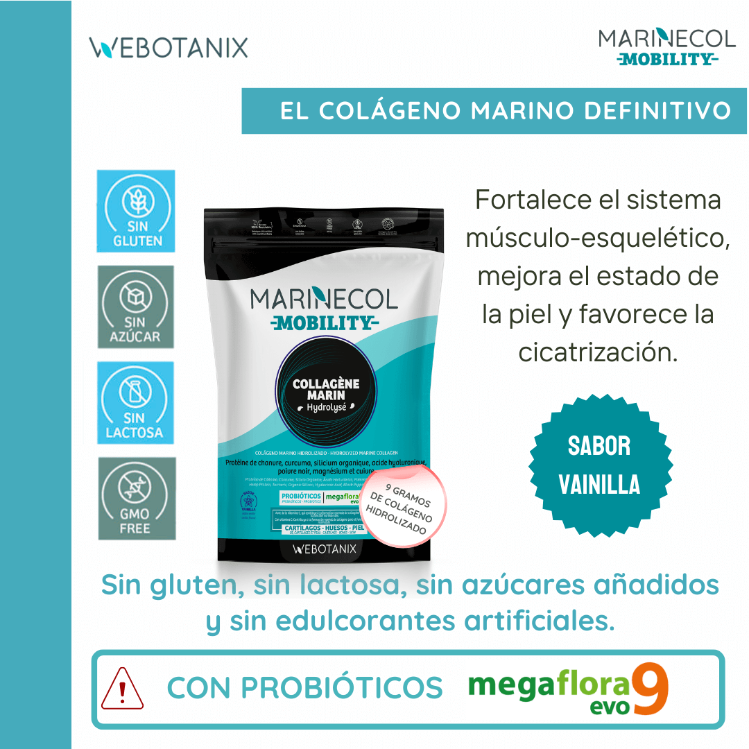 Webotanix MARINECOL Mobility collagene marino 275 g articolazioni
