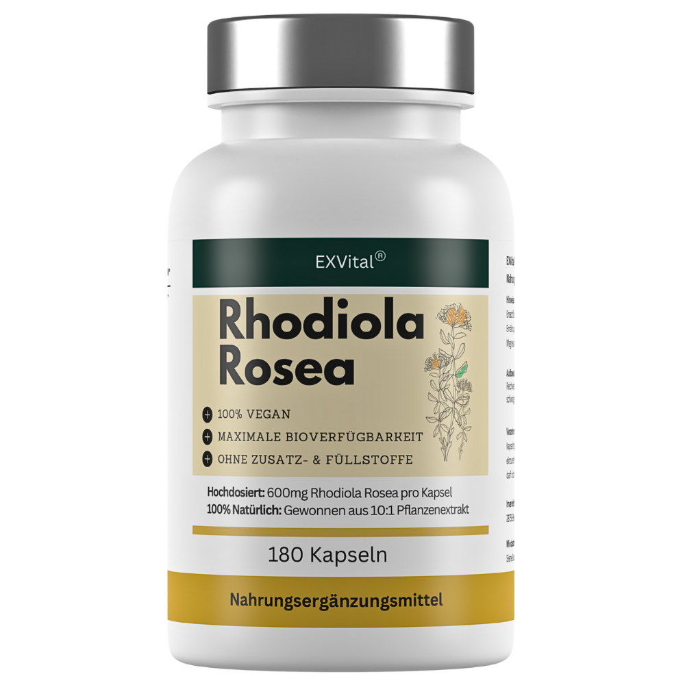 EXVital Rhodiola Rosea 180 capsule 600 mg estratto 10:1