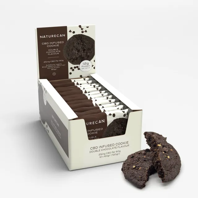 Naturecan CBD Snacks Cookie Vegano Double Chocolate 25mg