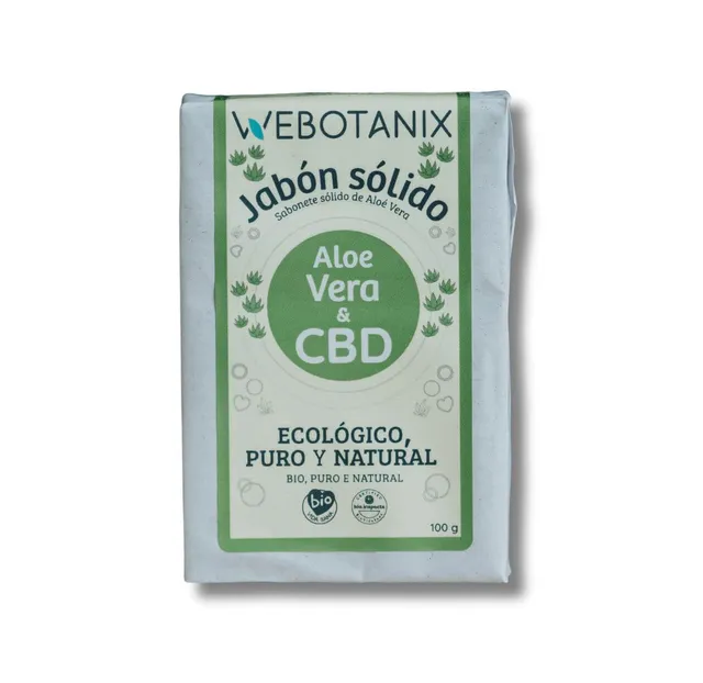 Webotanix Cosmetica sapone solido aloe vera bio 100g pelli sensibili