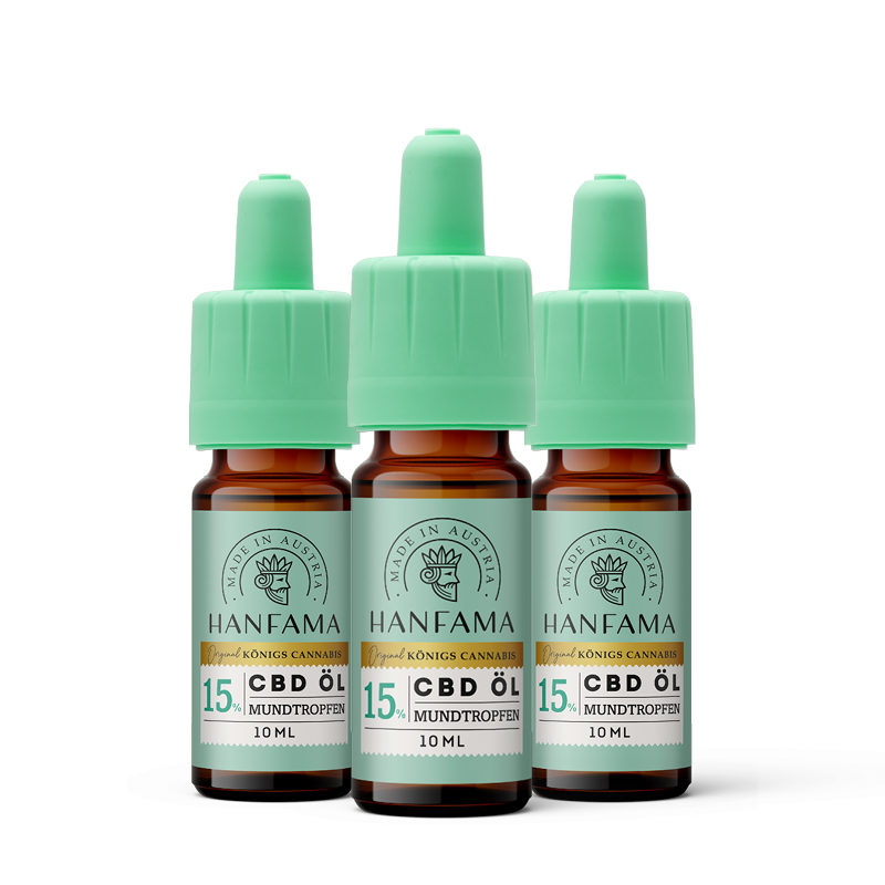 Hanfama CBD Öl 15% olio CBD 10 ml 1500 mg senza THC