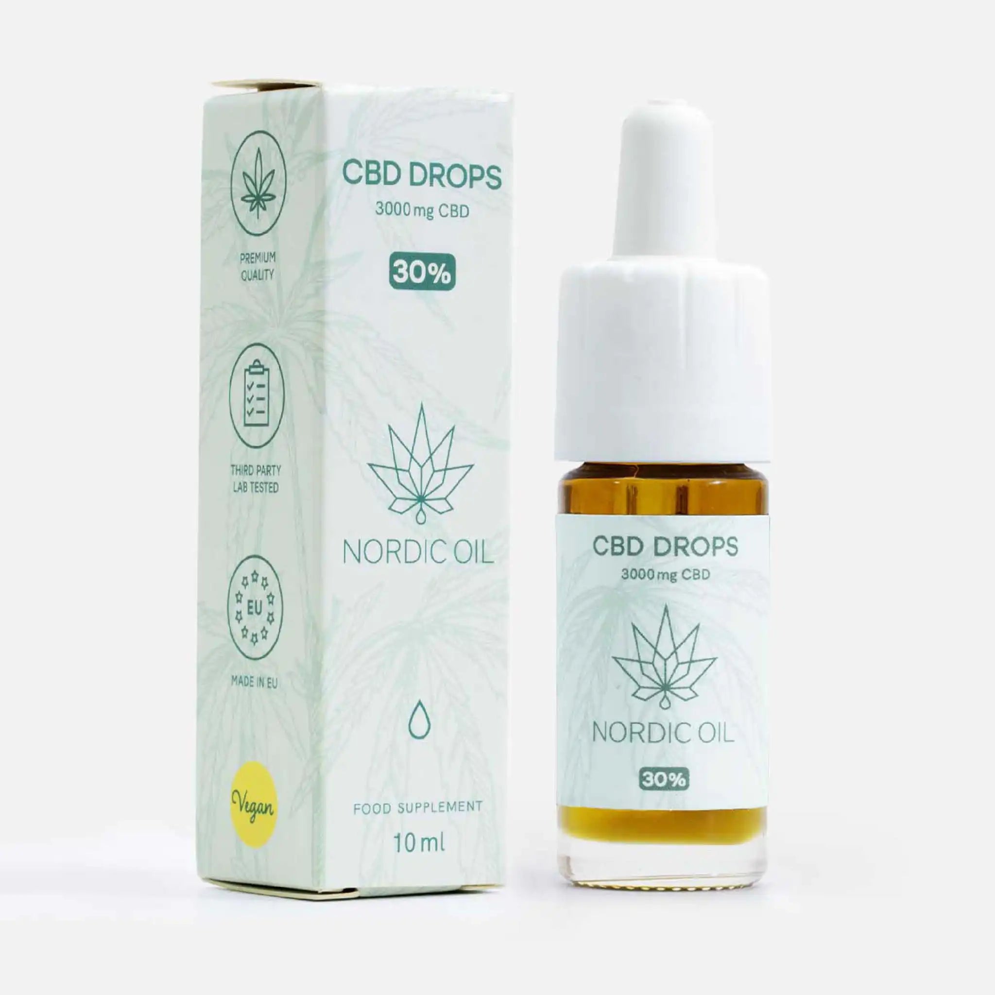 Nordic Oil CBD Oil Plus 30% olio CBD 3x2 spettro completo