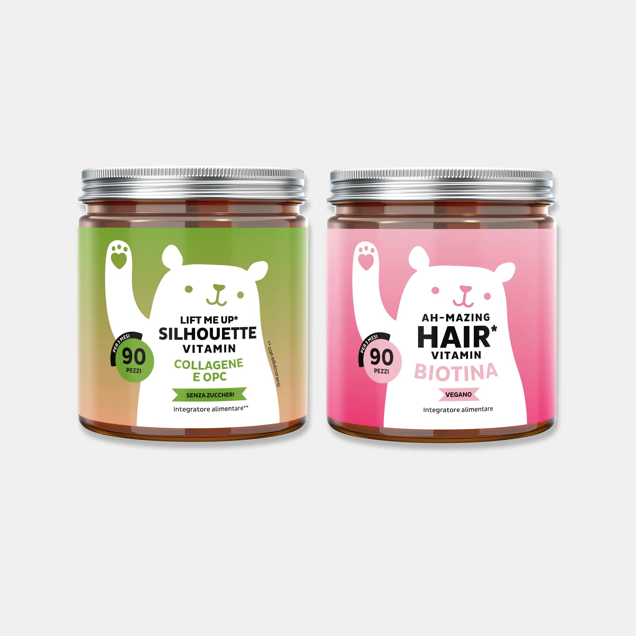 Beauty Bears Beauty Duo Capelli Corpo collagene biotina orsetti bundle