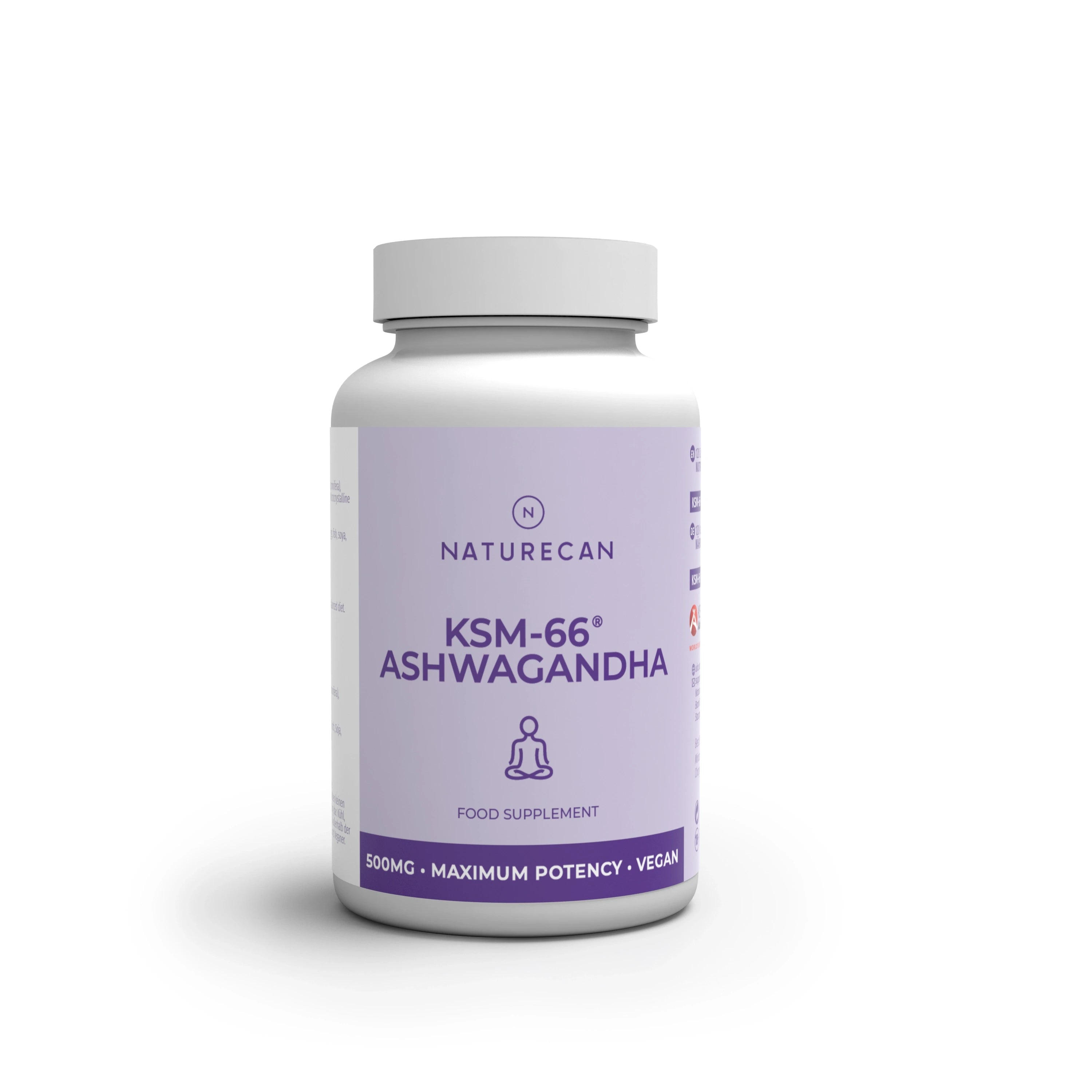 Naturecan Adaptogens KSM-66 Ashwagandha Capsule 120 pz