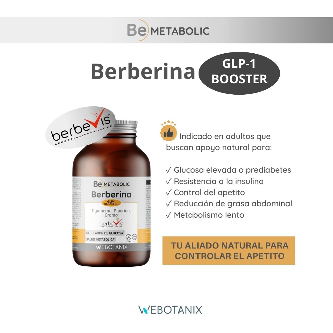 Webotanix Be Metabolic berberina 60 capsule metabolismo glucosio