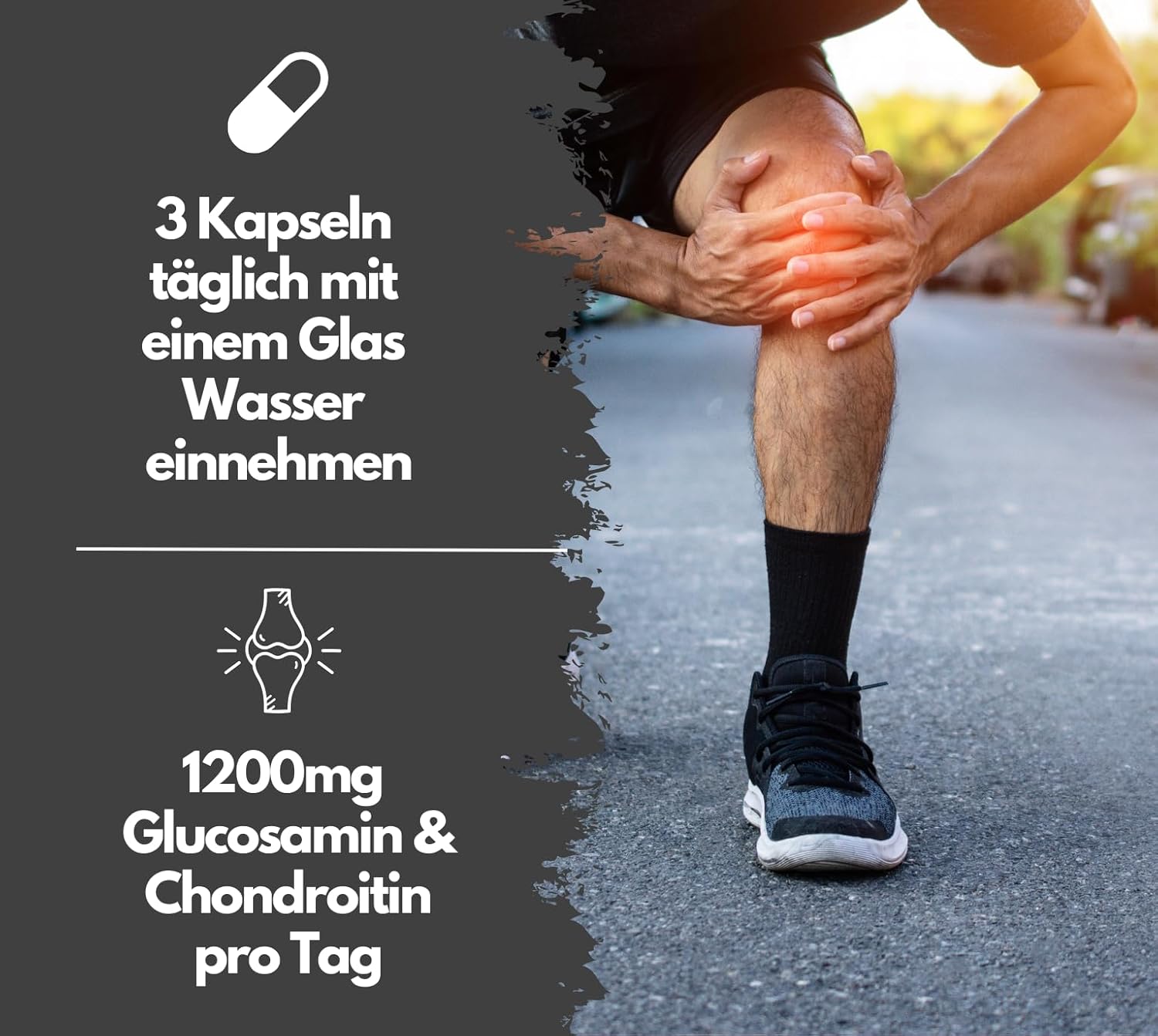 EXVital Muskeln Gelenke glucosamina condroitina capsule 180 pezzi