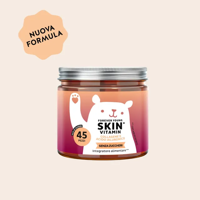 Beauty Bears Forever Young Skin collagene orsetti 45 giorni ciliegia