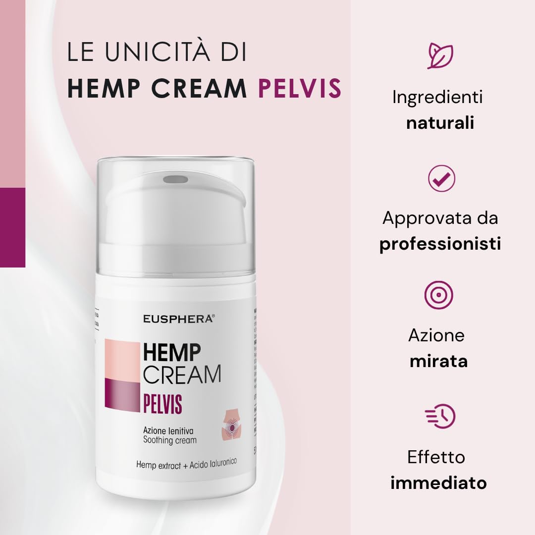 Eusphera Creme con CBD crema intima acido ialuronico