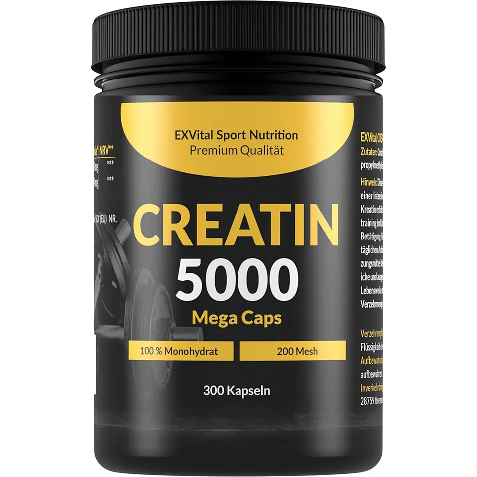 EXVital Sport Creatin 5000 Monohydrat capsule 300 pz prestazione