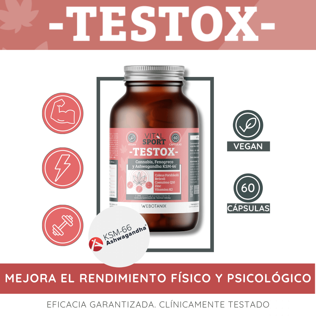 Webotanix Vital Sport Testox capsule 60 con zinco