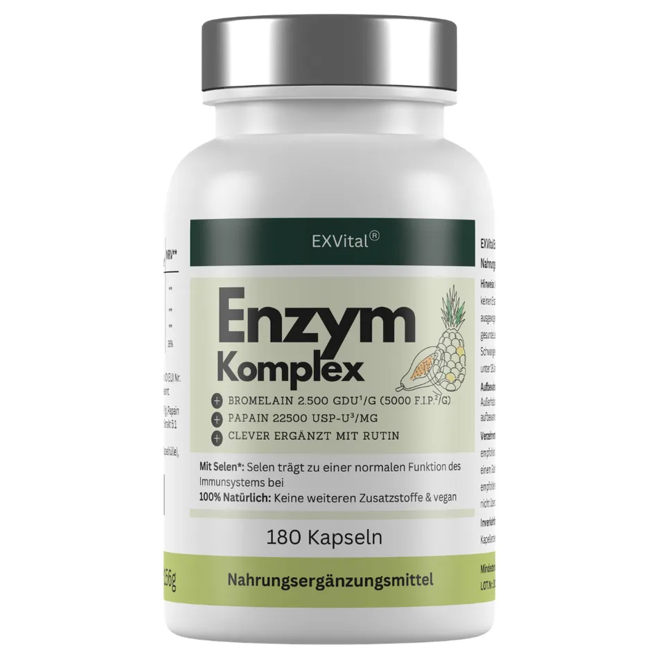 EXVital Enzym Komplex integratore 180 capsule bromelina