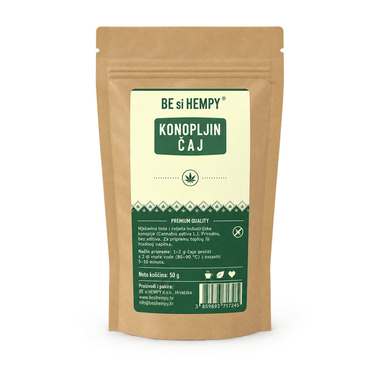 Behempy Hemp flower tisana canapa 35 g fiori