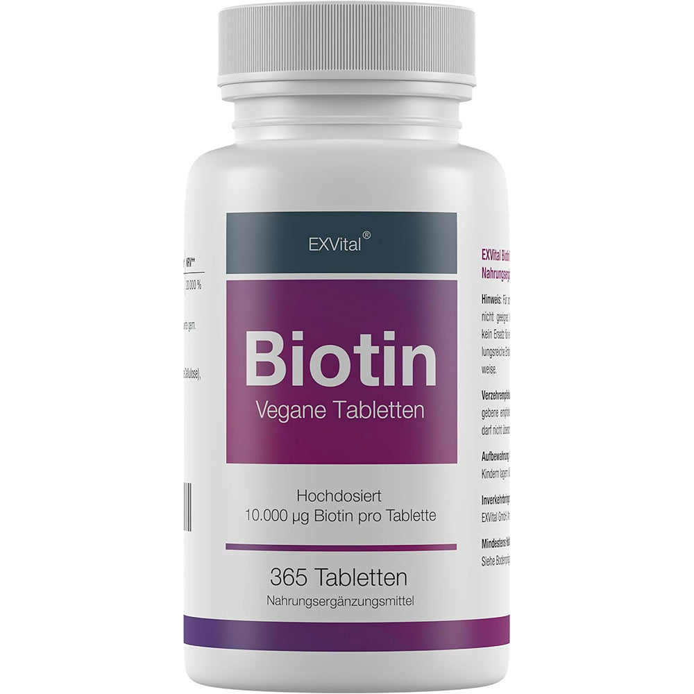 EXVital Haare & Nägel Biotina 365 compresse 10000 mcg