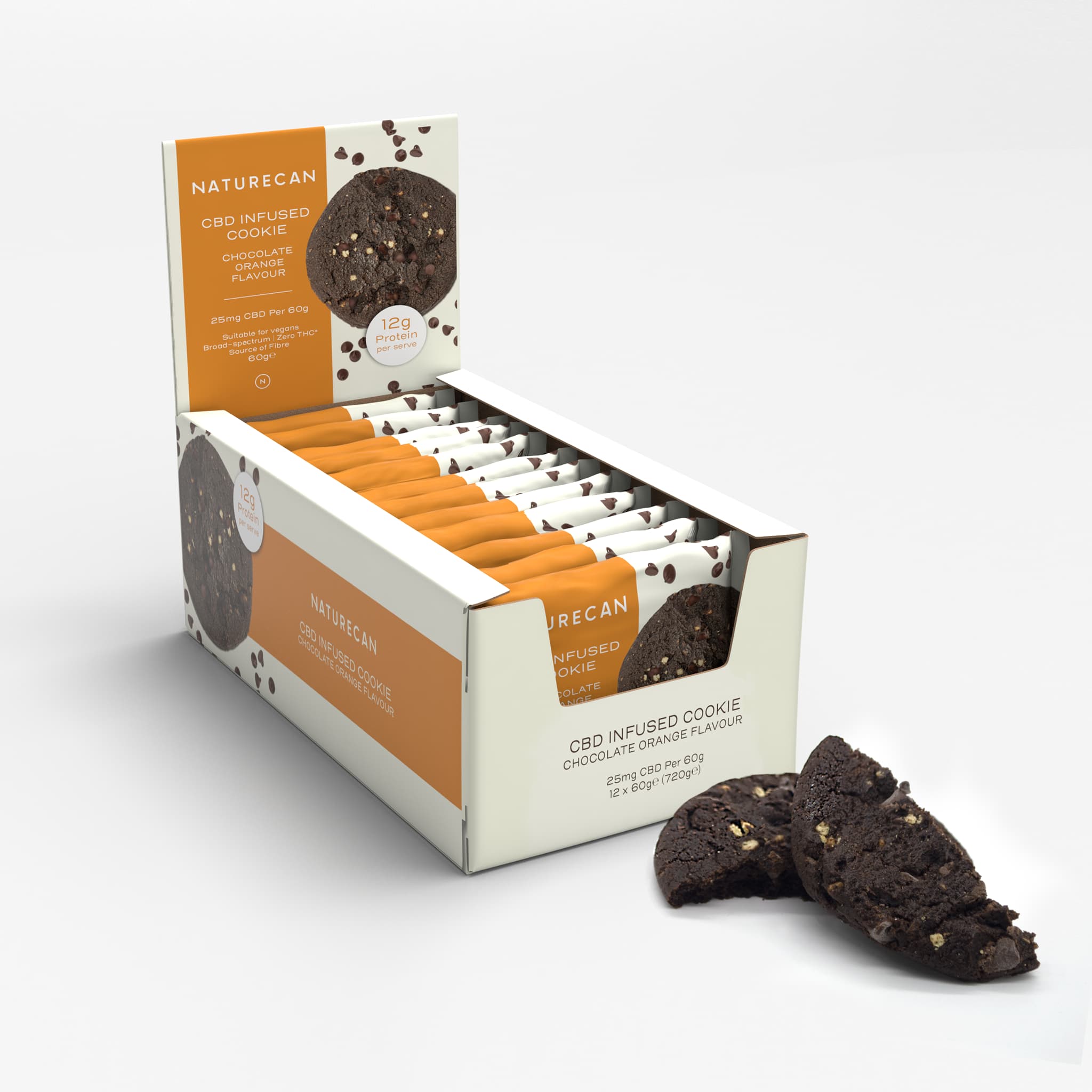 Naturecan CBD Snacks Cookie Vegano Double Chocolate 25mg
