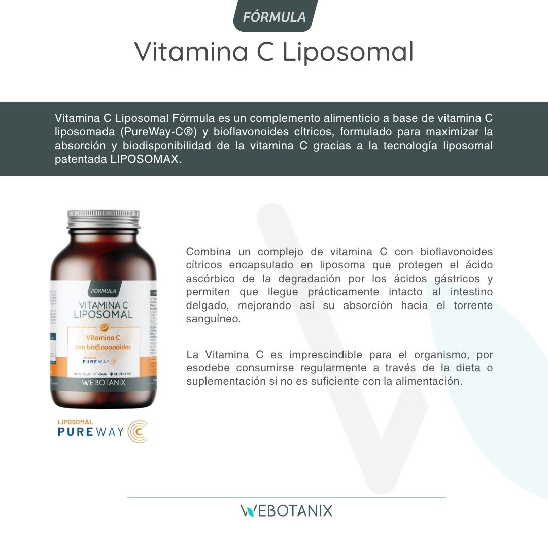 Webotanix Fórmula Vitamina C Liposomiale capsule 60 pz