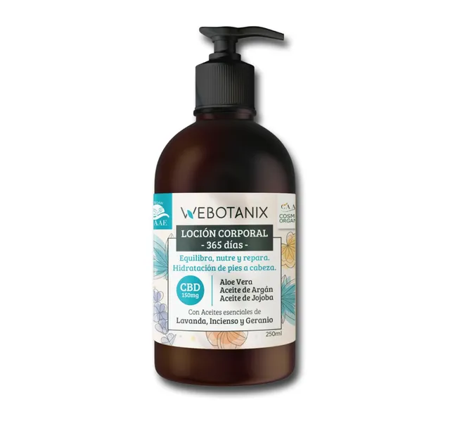 Webotanix Cosmética lozione corpo 250 ml CBD aloe